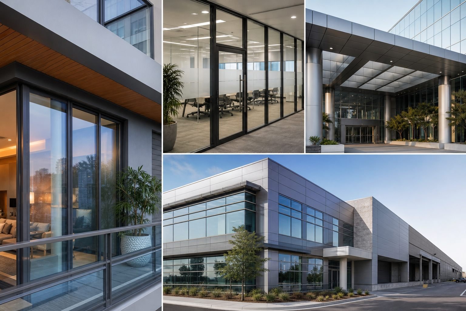 Residential, office, institutional and industrial project applications